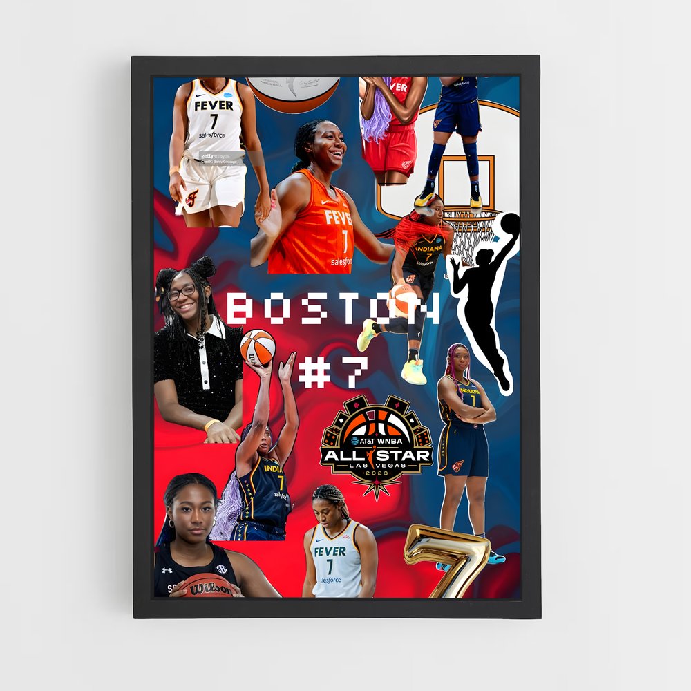Poster All-Star Aaliyah – affiche Basketball (vue 2)